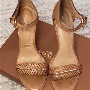 COACH Leather Stiletto heels